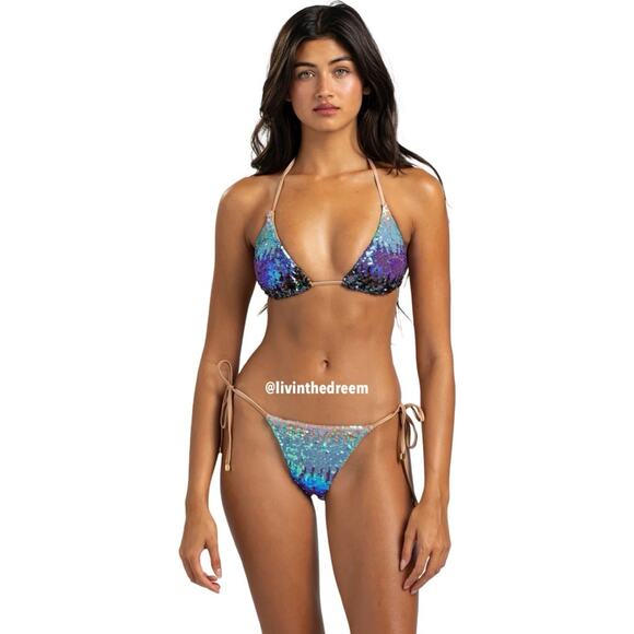 BEACH BUNNY ARIEL BIKINI XL SET $298 - Picture 5 of 16